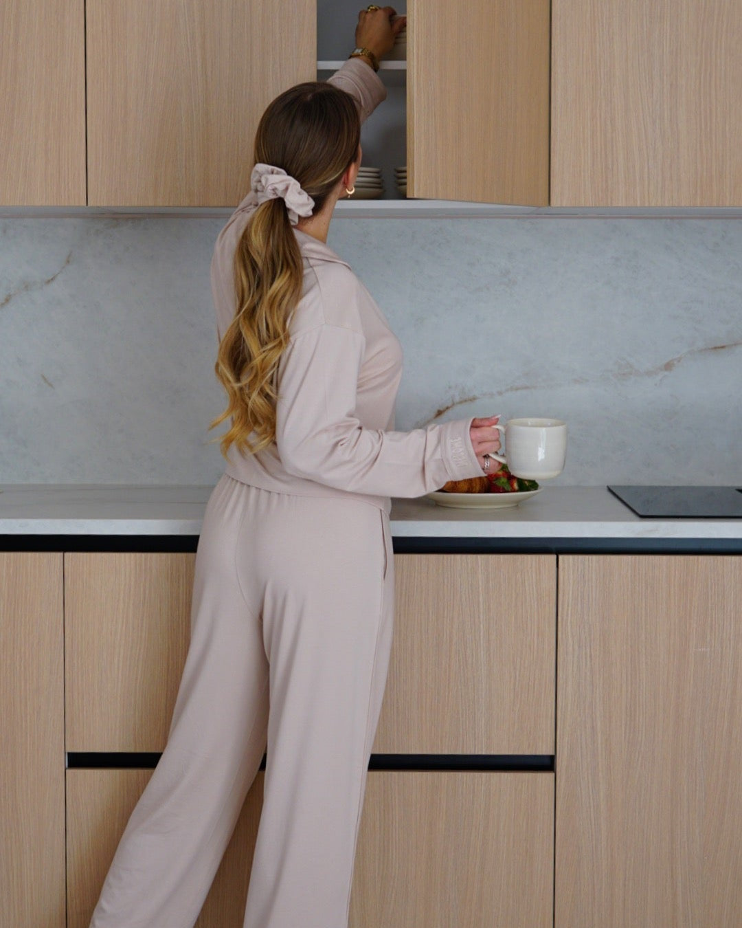 Whisper Soft Pyjamasbyxor - Beige