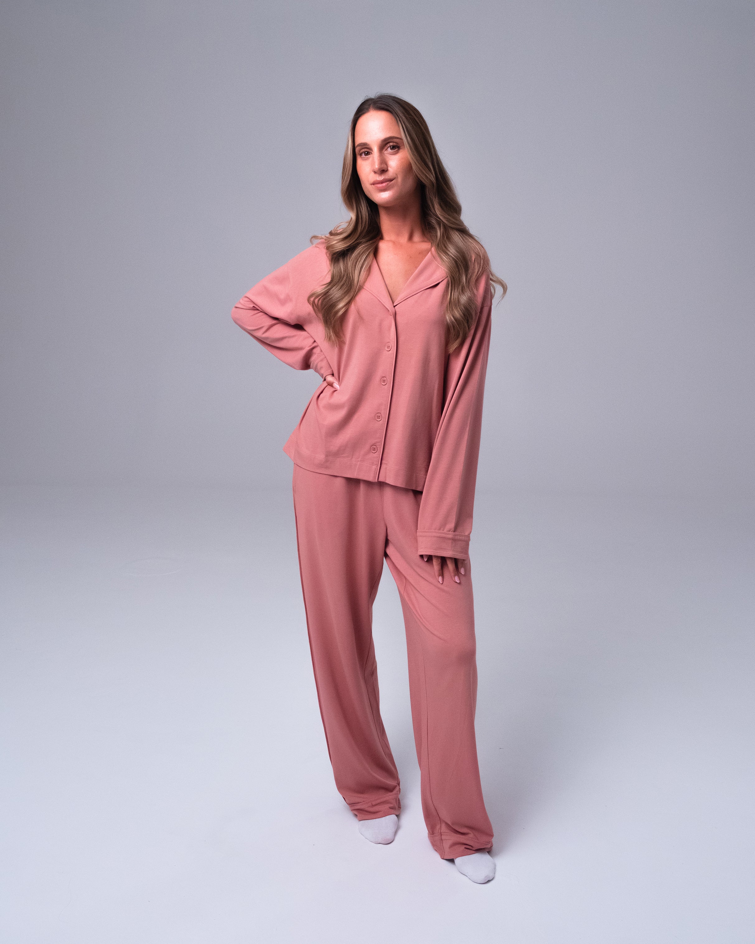 Whisper Soft Pyjamasbyxor Ash Rose