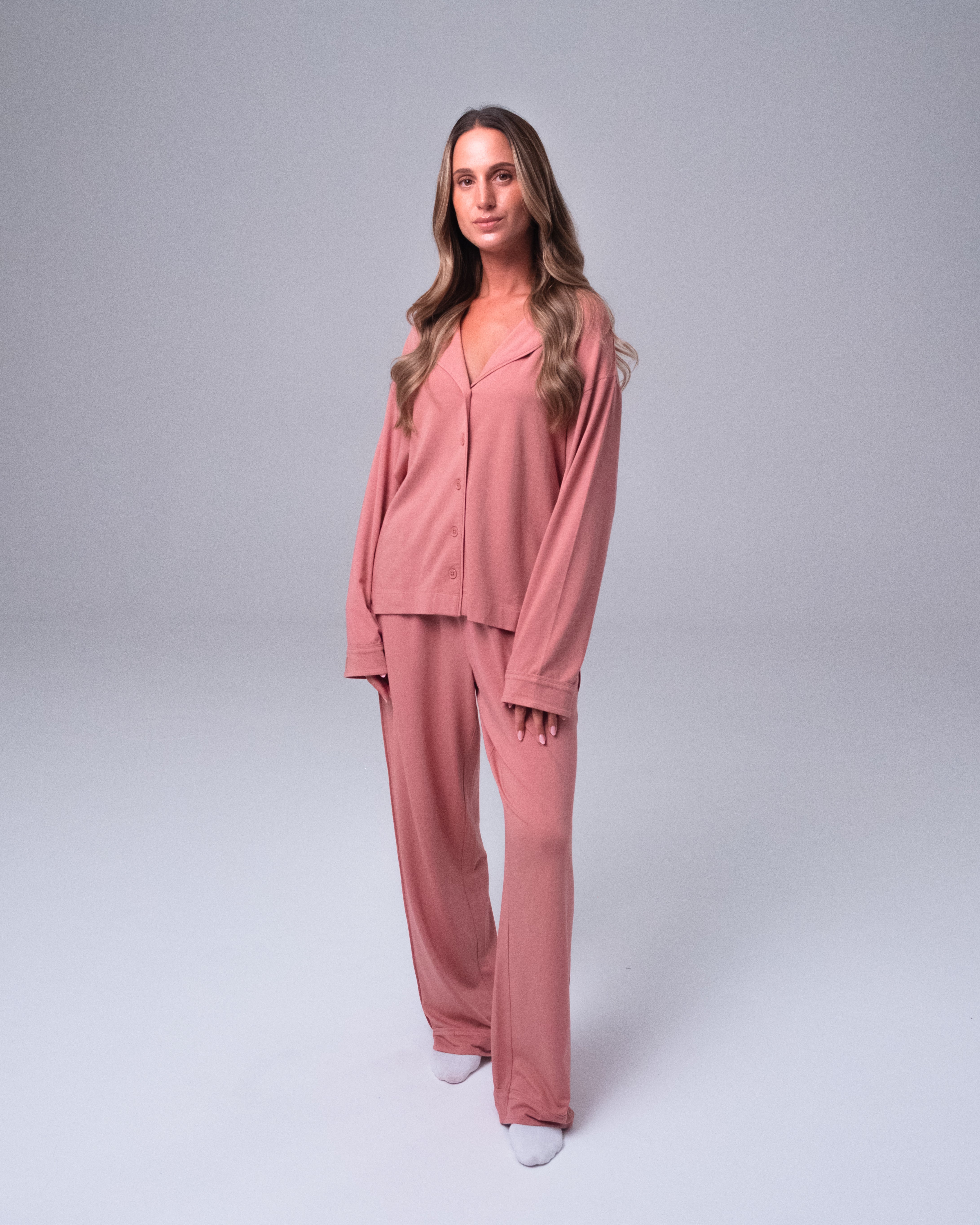 Whisper Soft PJ Pants - Ash Rose