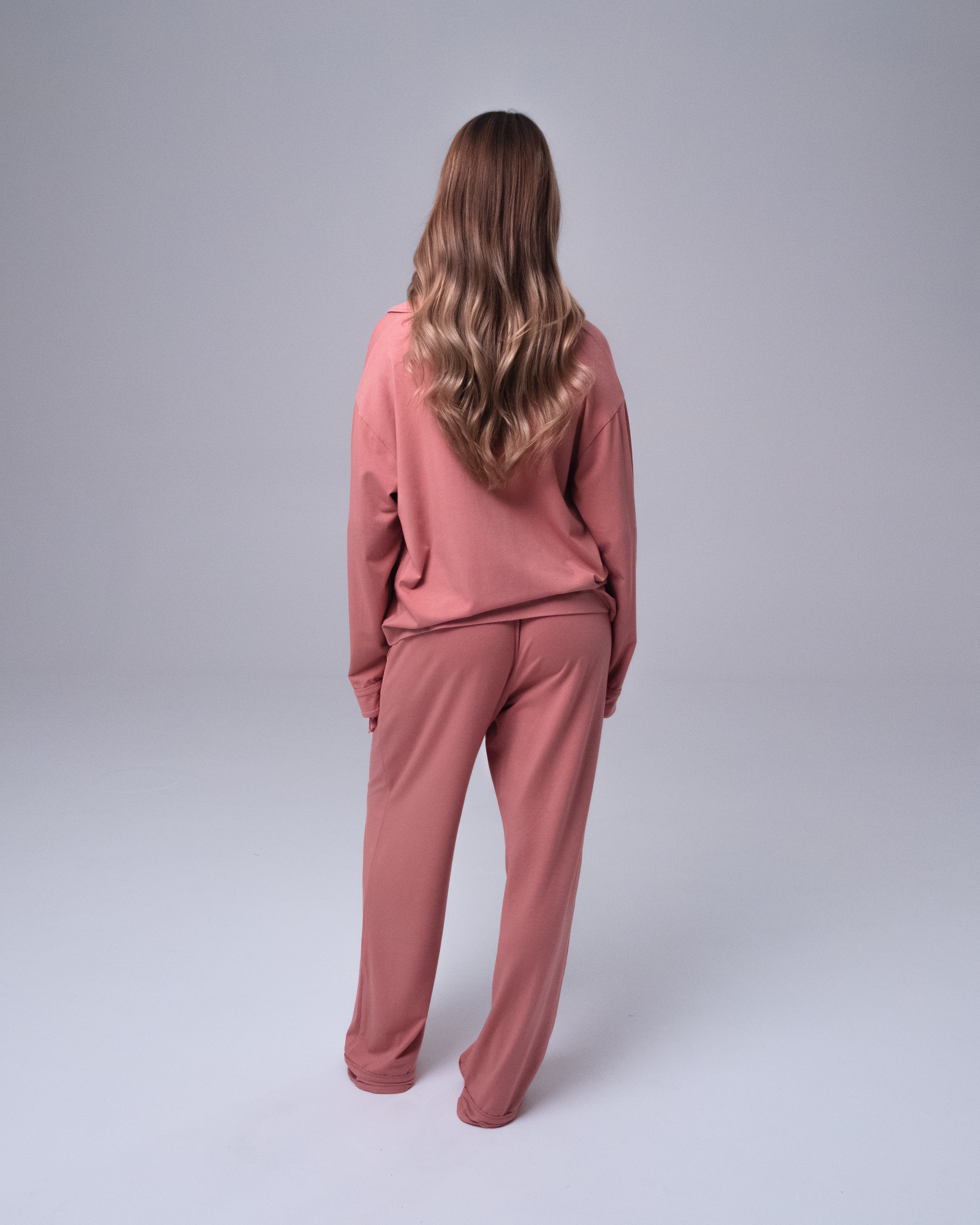 Whisper Soft Pyjamas Set - Ash Rose