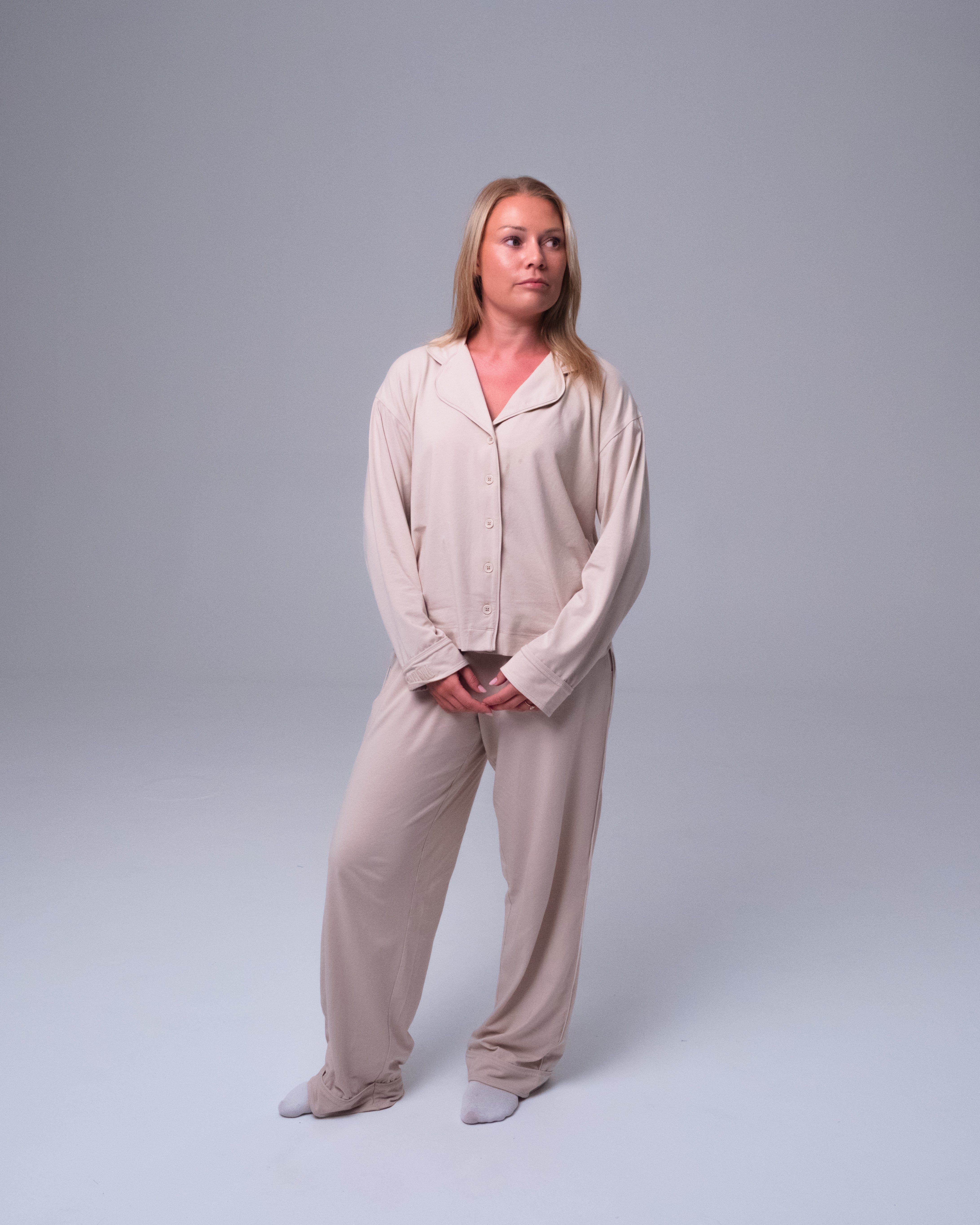 Whisper Soft Pyjamastopp Harmony Beige