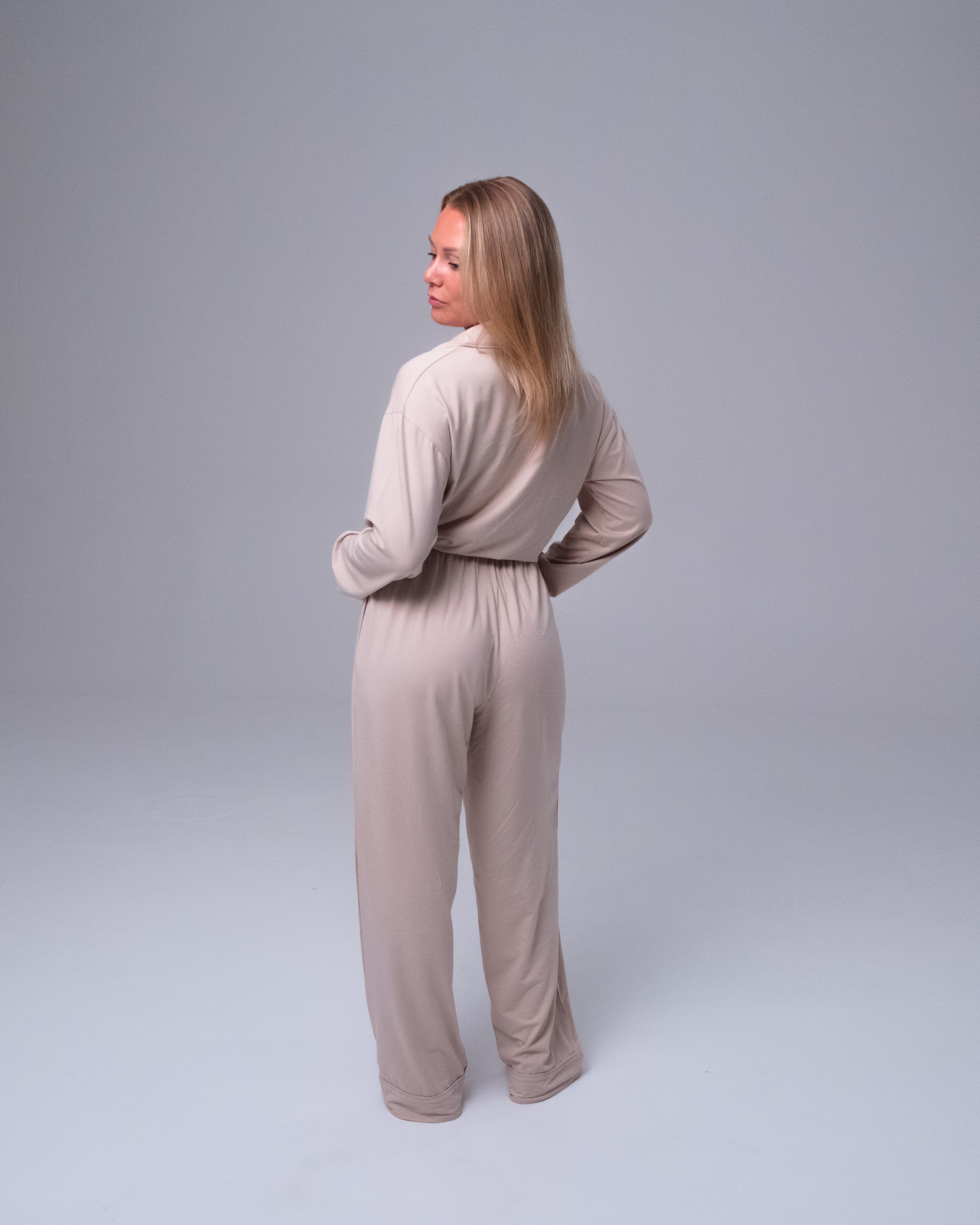 Whisper Soft Pyjamasbyxor - Beige