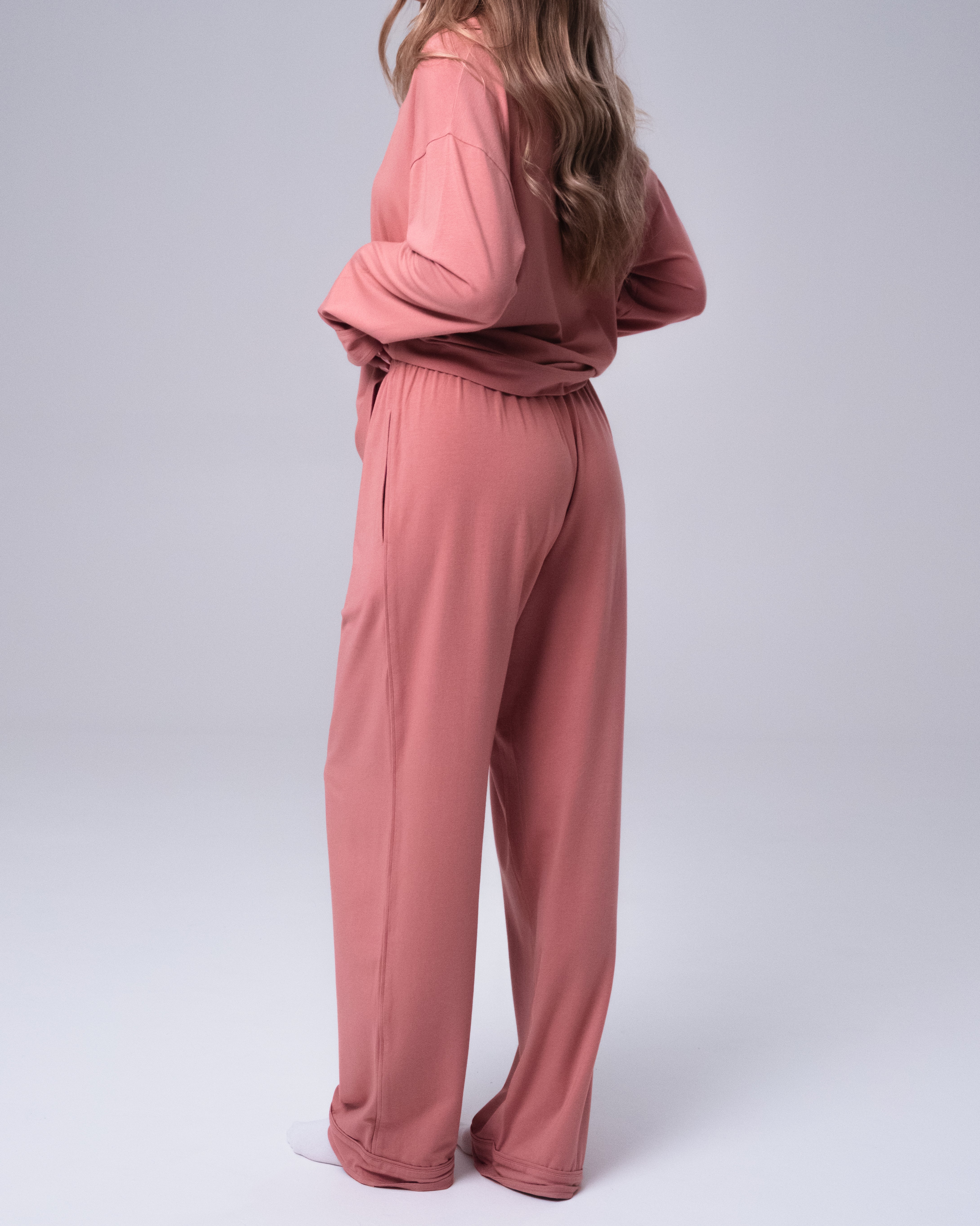 Whisper Soft PJ Pants - Ash Rose