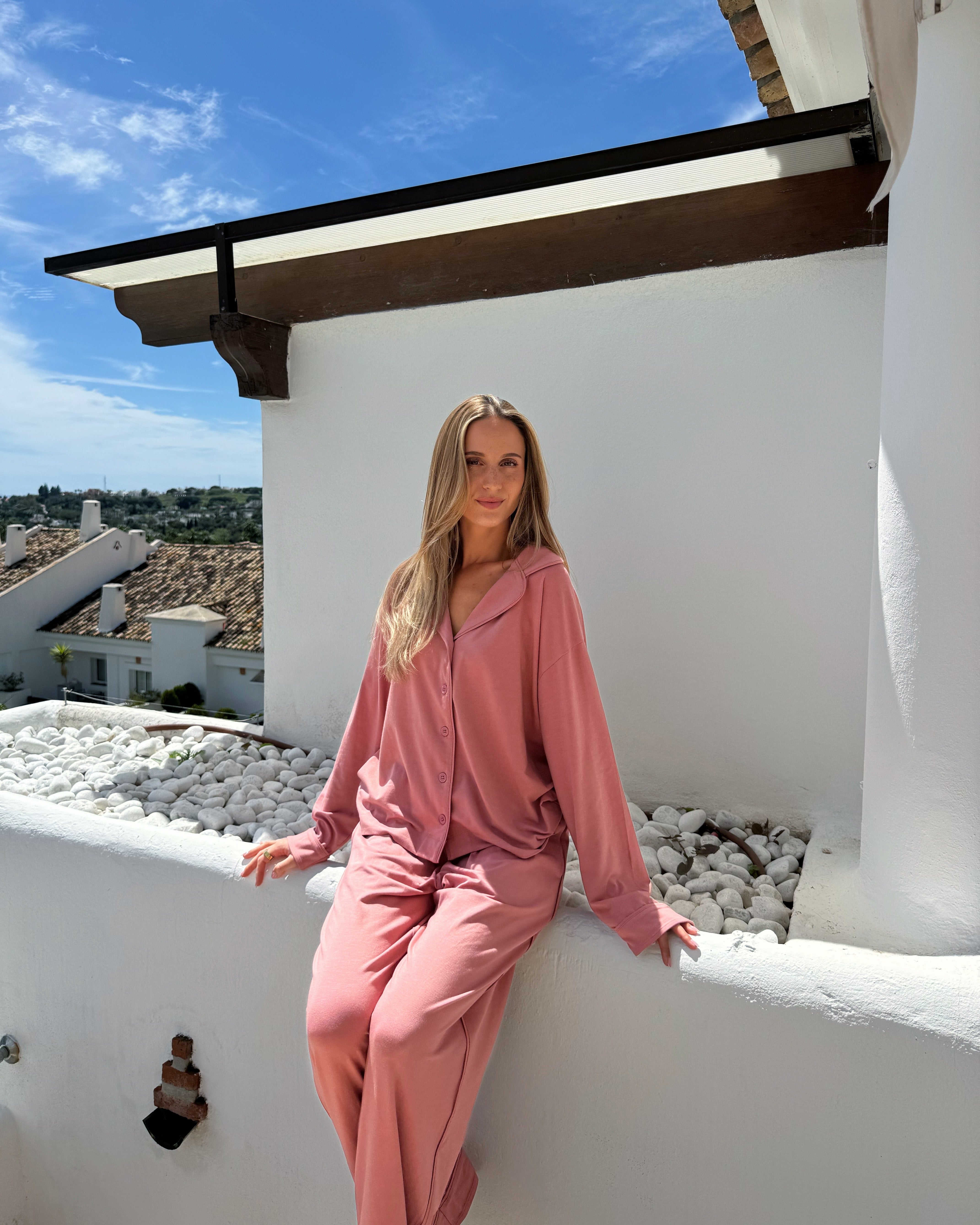 Whisper Soft Pyjamastopp - Ash Rose