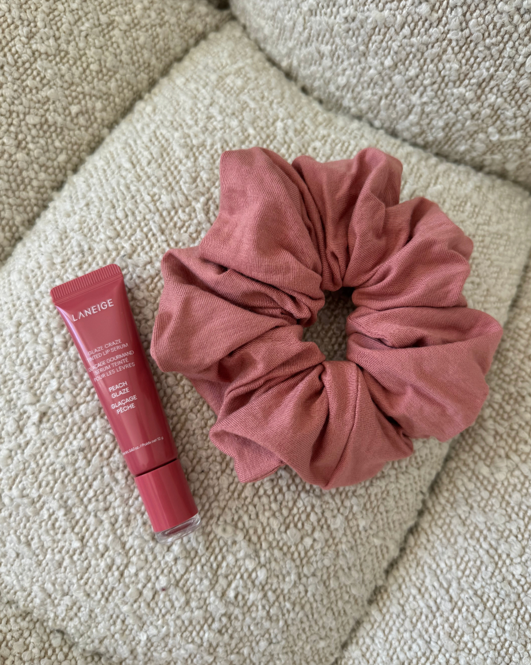 Whisper Soft Scrunchie Ash Rose